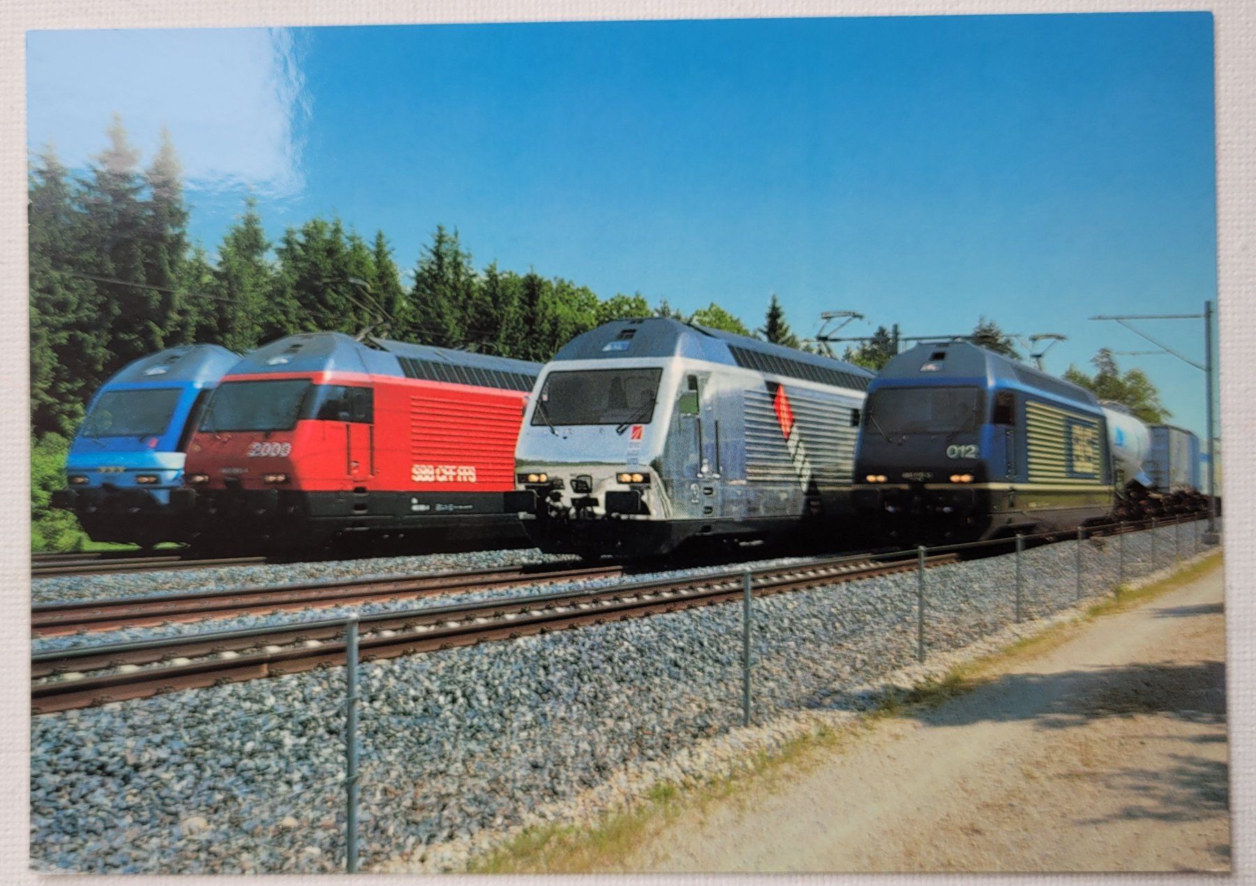 Ansichtskarten: PARALLELFAHRT LOK 2000 – Neu (gemäss Beschreibung) aus Neftenbach von Mador6