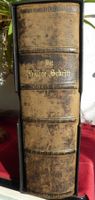 Antike reich illustrierte Luther-Bibel von 1850, Goldschnitt