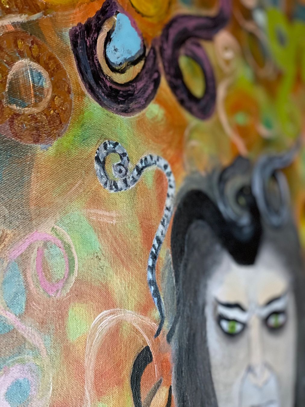 Dipinti: Gorgon-Oil Leinwand Kunst Doks – Nuovo e nell'imballaggio originale da Beromünster venduto da dok_b8mf 2