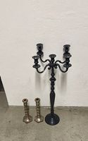 Lot Kerzenständer 3 Stk Metall Shabby Chic