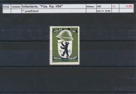 1939/45 Infanterie, "Füs. Kp. 1/84", ** postfrisch