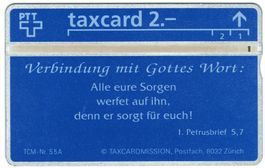 Taxcard 211L_39104 Gottes Wort Spruch 5, 500 Ex