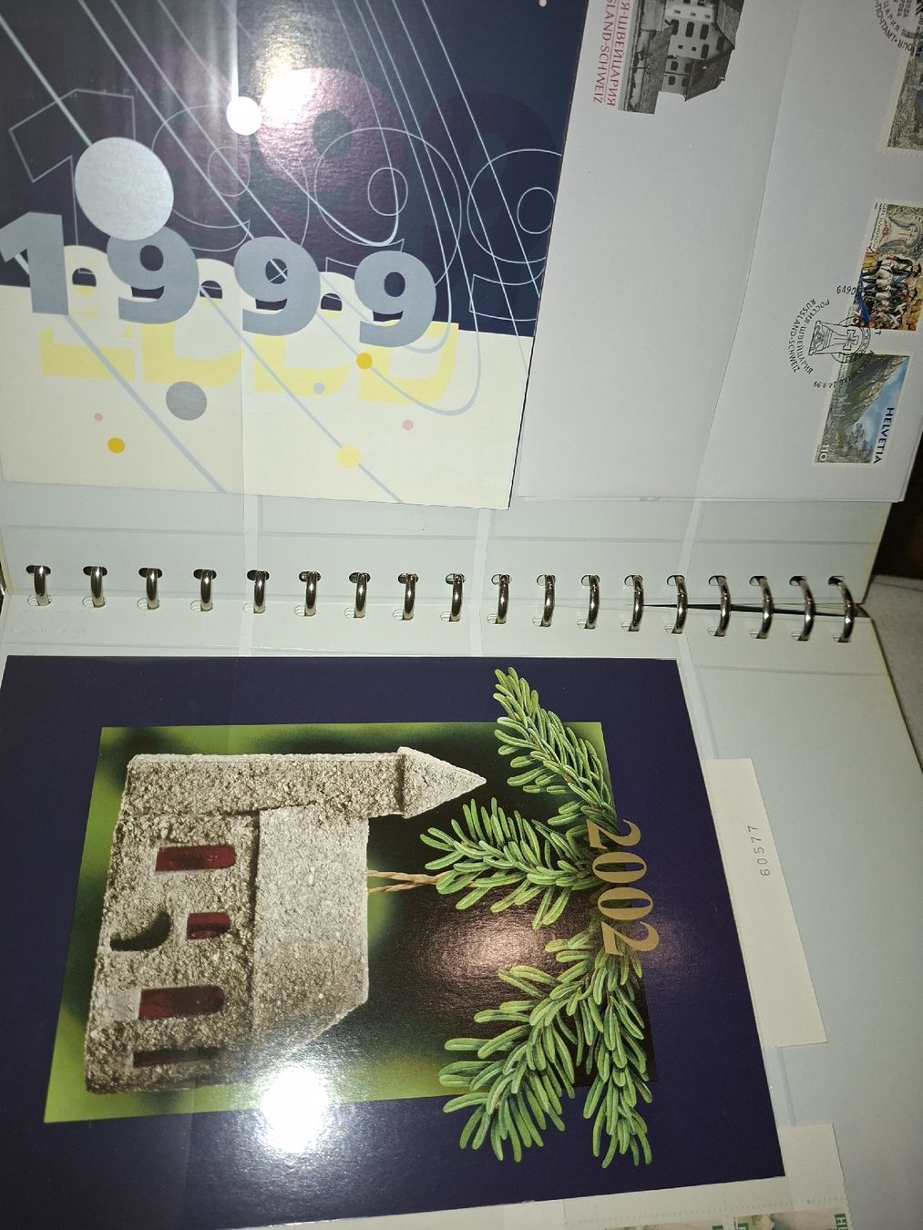 Tous les timbres: Lindner Album mit 4er Blocks 1998 - 2002  – D'occasion à Balgach par SIMEON27 1