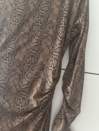 Zara Kleid, Gr. M, Schlangenmuster, Herbst Look, Neuwertig!