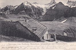 Panorama vom Faulhorn, Wetterhorn, Schreckhorn