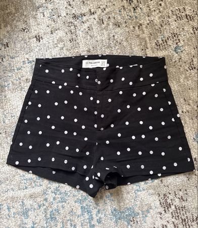 Pull&Bear Mini Polka Dot shorts