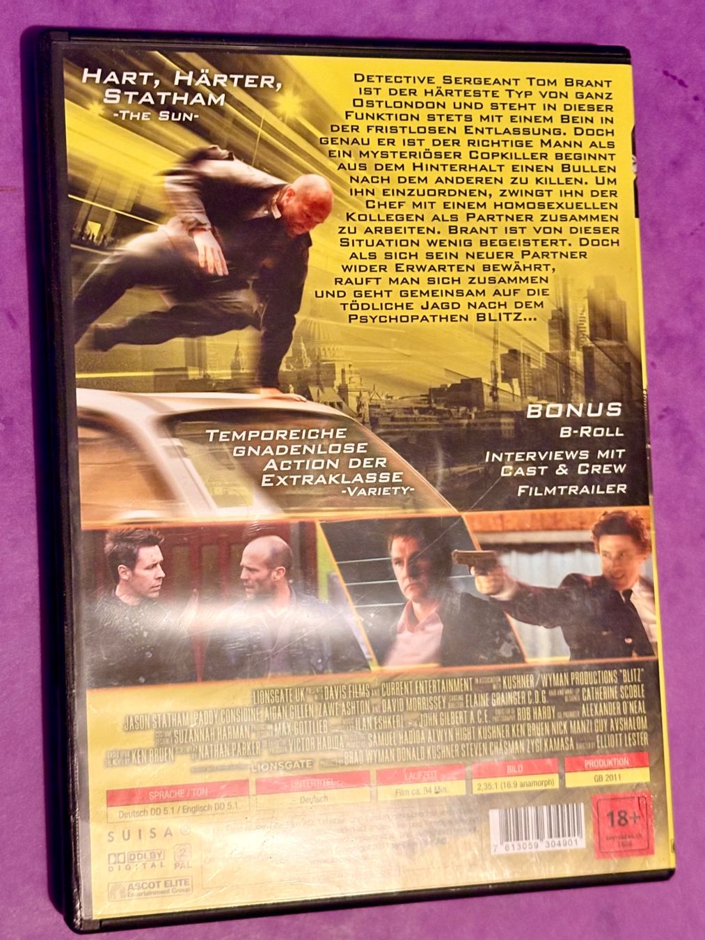 Tutti i DVDs: Blitz.  *** Action mit Jason Statham *** TWINT – Usato da Spreitenbach venduto da SwissTradeMan 1