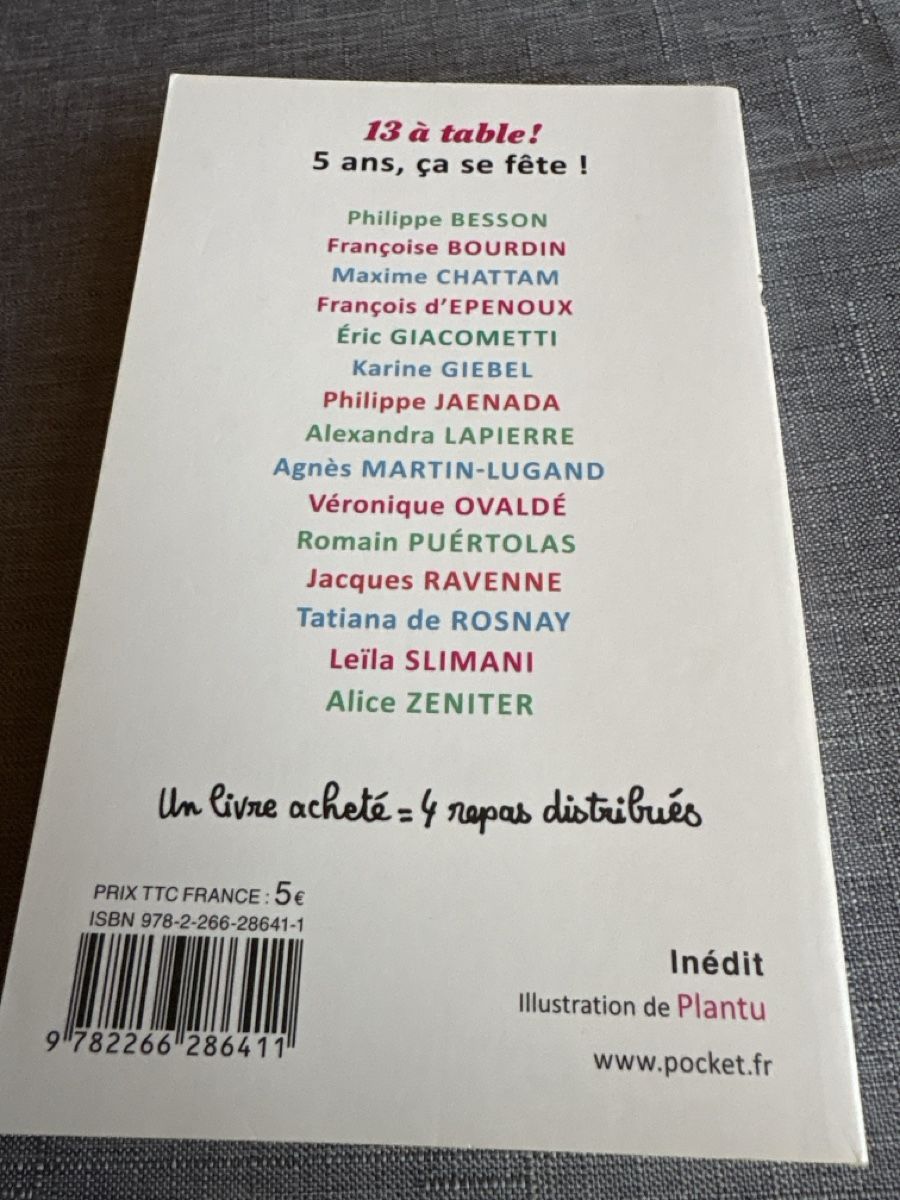 Bücher: Livre en Français 13 à table  – Neu (gemäss Beschreibung) aus Ste- Croix von boutondor64 3
