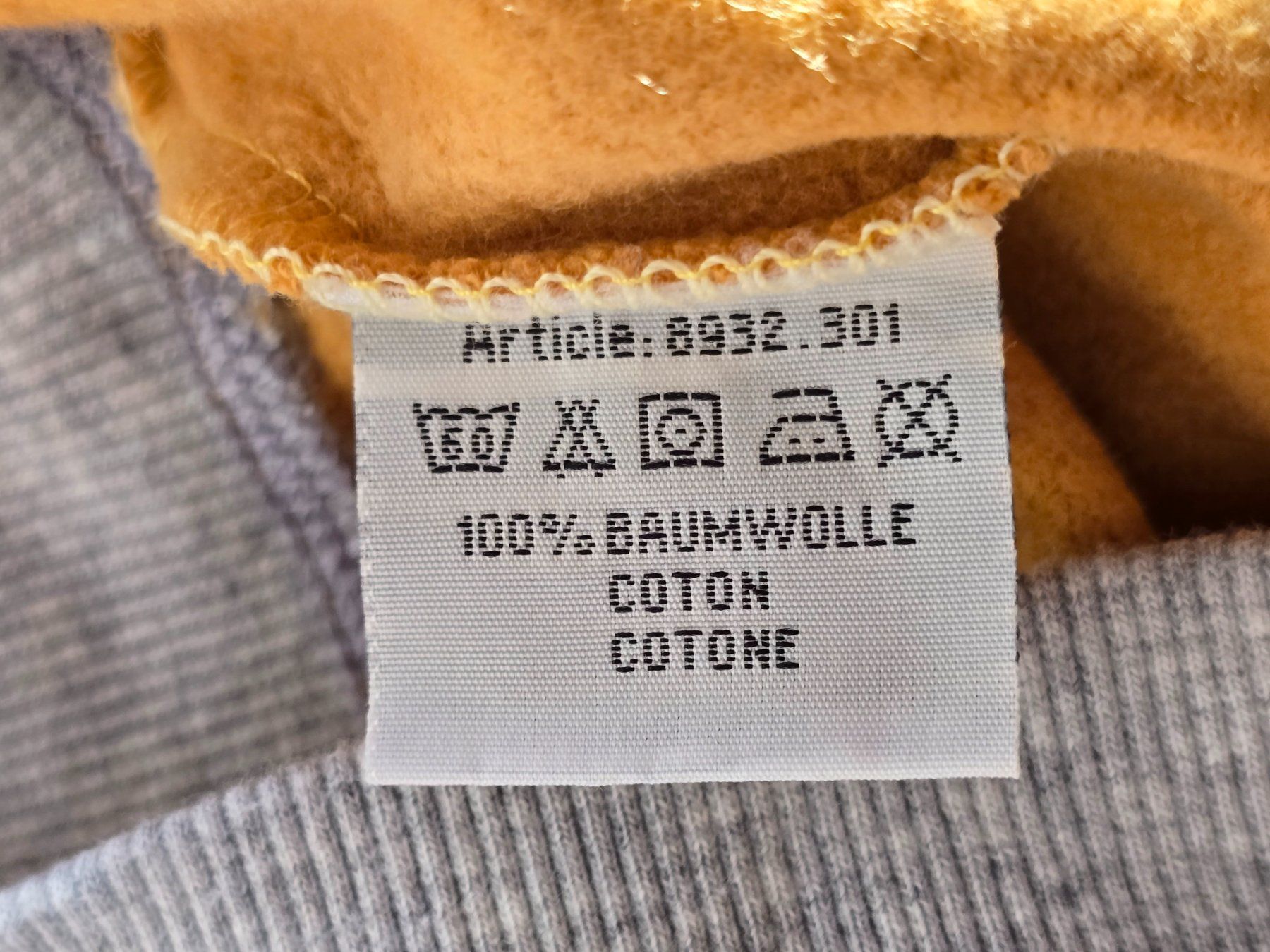 Maglioni & Felpe: Süsser Smile Pullover Gr. 80, little worker, Baumwolle, senf – Usato da Teufenthal AG venduto da thuzsu 2