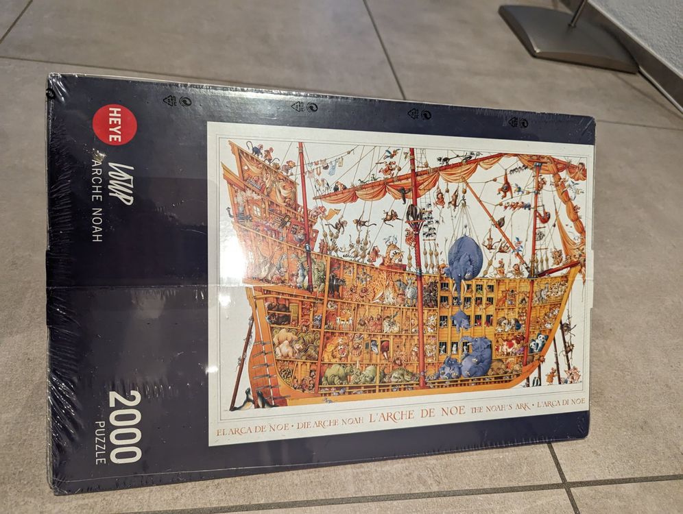 JUMBO Puzzle DER BAU DER ARCHE NOAH 1000Teile (Gebraucht) in Therwil für CHF 4.5 - mit Lieferung