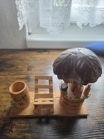 Wooden souvenir desk organizer Brasil