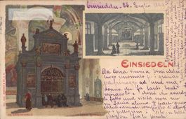 AK 1899 Einsiedeln, Die Gnadenkapelle