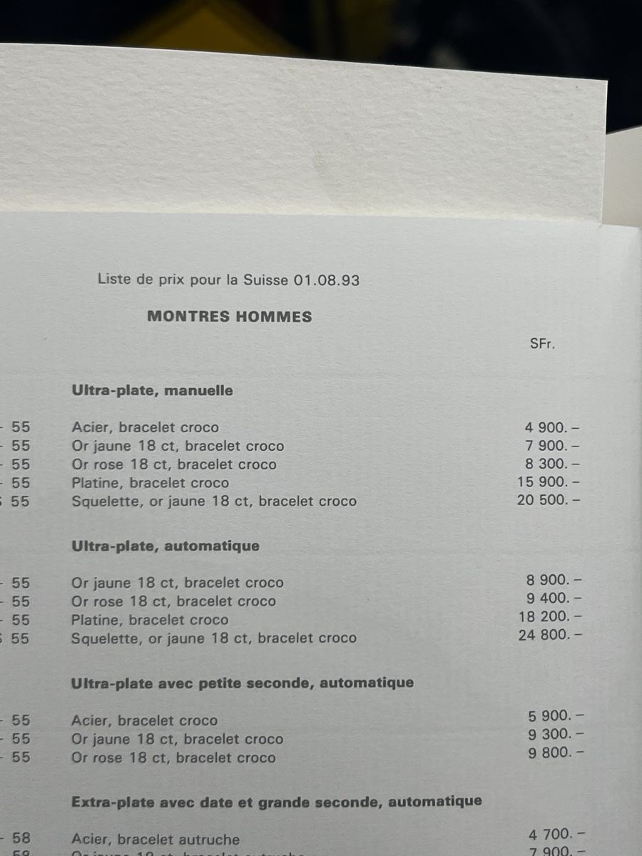 Libri: Blancpain Uhrenkatalog 1993 – Usato da Wettingen venduto da NickInc 6