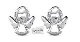 Ohrstecker Engel mit Swarovski Elements