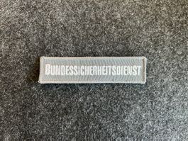 Patch Schriftzug Bundessicherheitsdienst alt (fedpol)