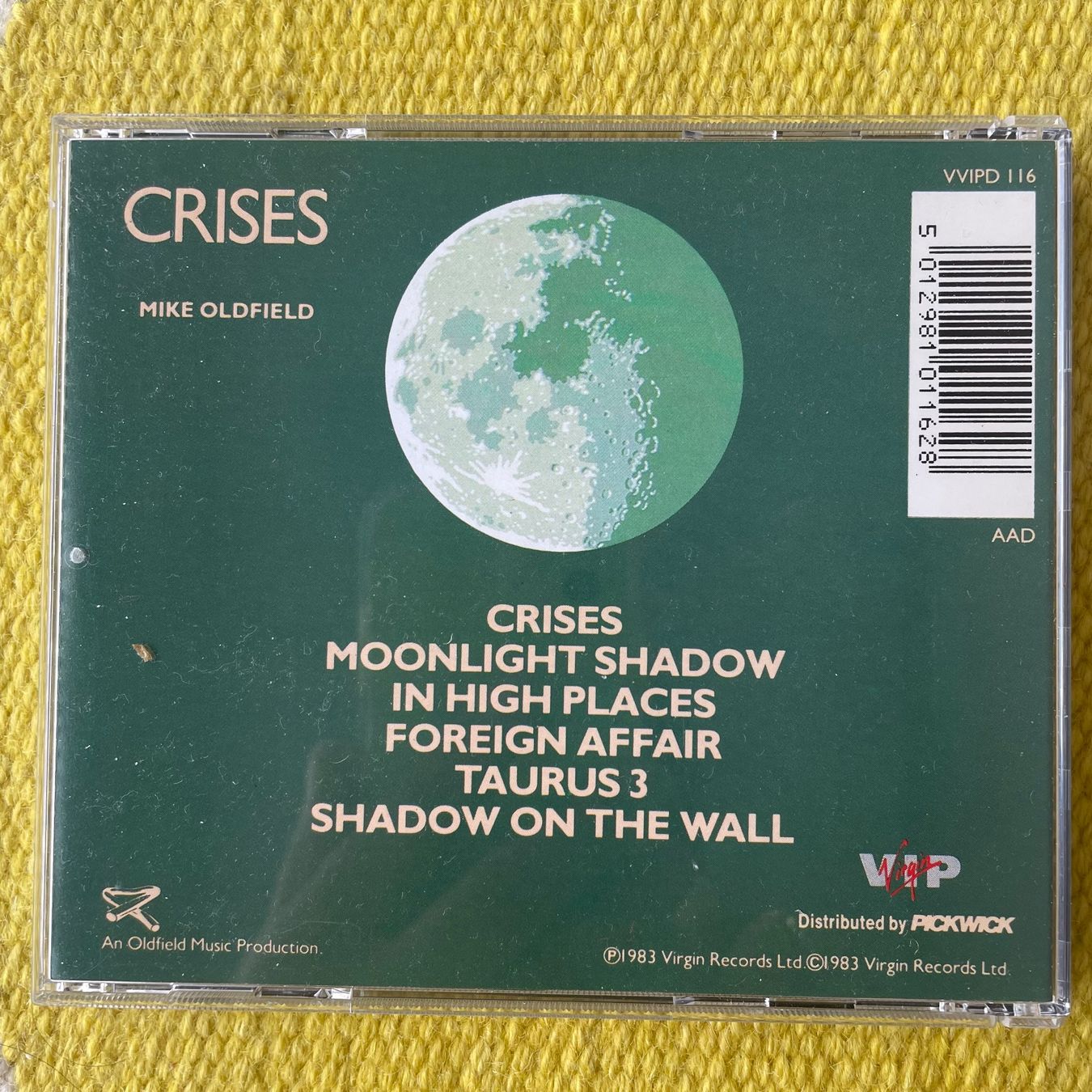 CD: MIKE OLDFIELD-CRISES – Usato da Rorschacherberg venduto da CD-Roli 1