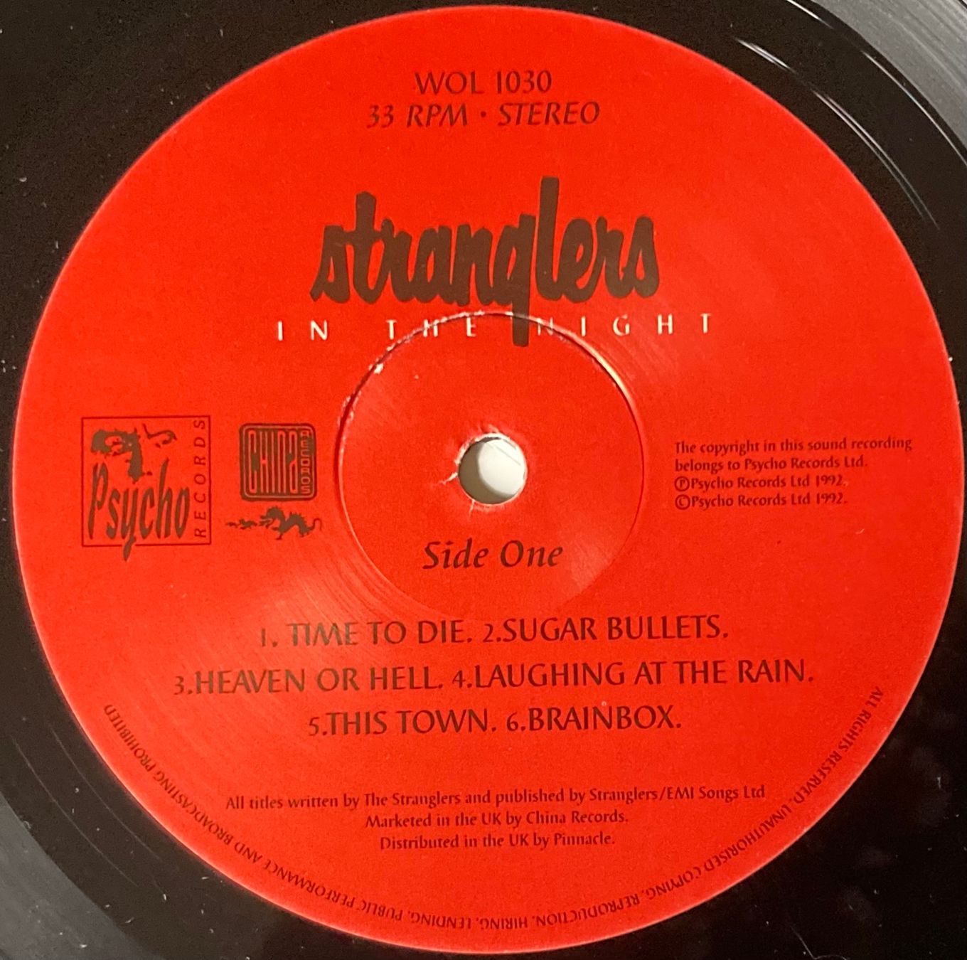 Vinyles: STRANGLERS - IN THE NIGHT – D'occasion à Poliez-Pittet par Newtown-Records 4