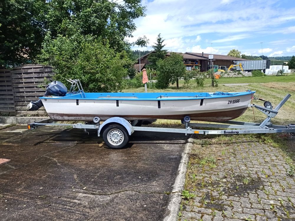 Motorboot mit Motor und Trailer (Gebraucht) in Eglisau für CHF 1040 ...