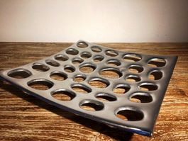Früchteschale Aluminium