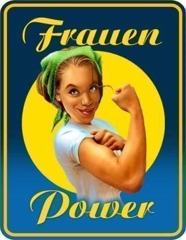 Insegne: Frauenpower - Blechschild – Nuovo (secondo la descrizione) da Ennetbürgen venduto da open24shop