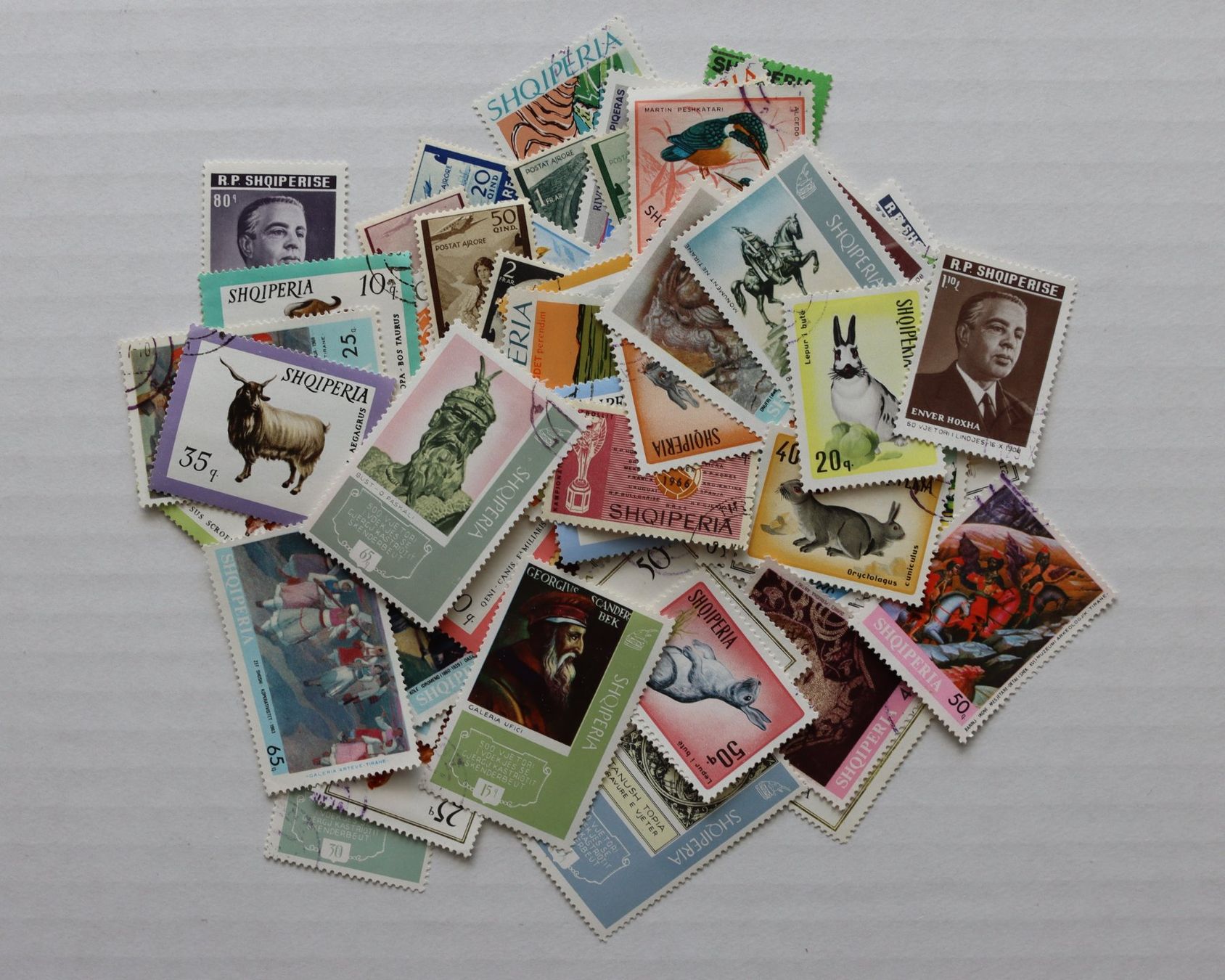 Tutti i francobolli: Briefmarken Albanien Lot 1 – Usato da Oberentfelden venduto da lakipul 3