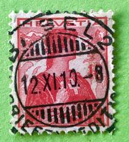  Nr.120 Brustbild der Helvetia mit Schwert GESTEMPELT    