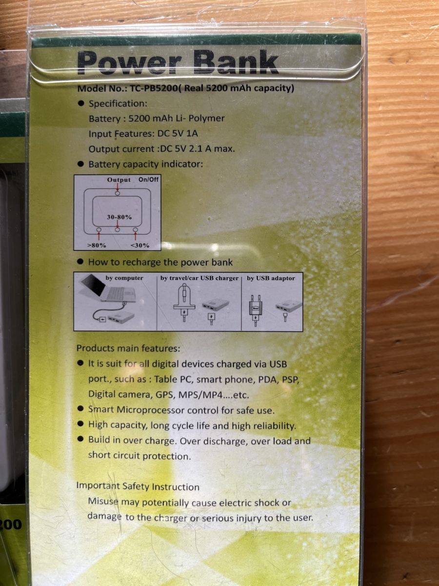 Chargements: PowerBank – Neuf (Voir description) à Römerswil LU par sdg16 1