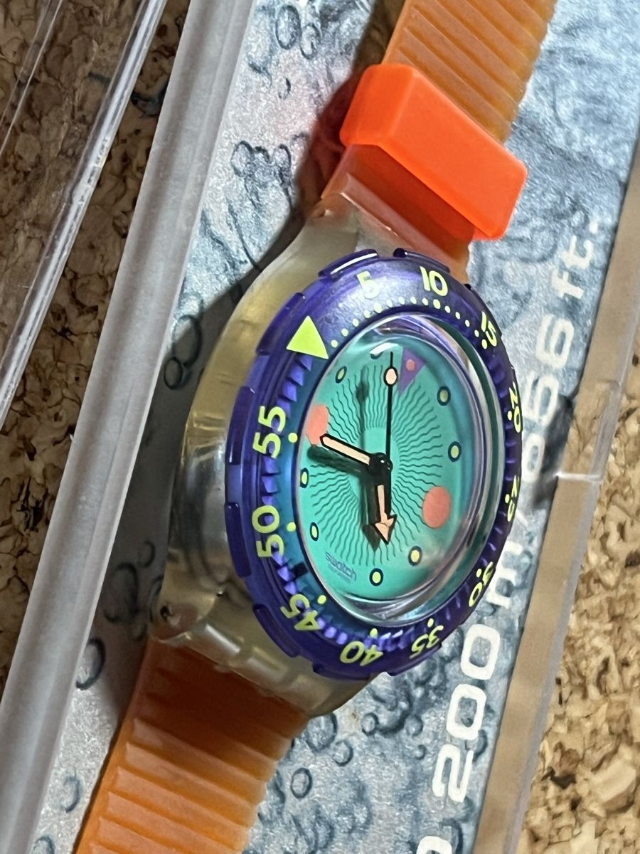 Swatch Montres: Swatch Scuba Diving Uhr Türkis  – D'occasion à Basel par bellespirit 1