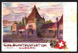 Luzern, Eidgenössisches Schützenfest 1