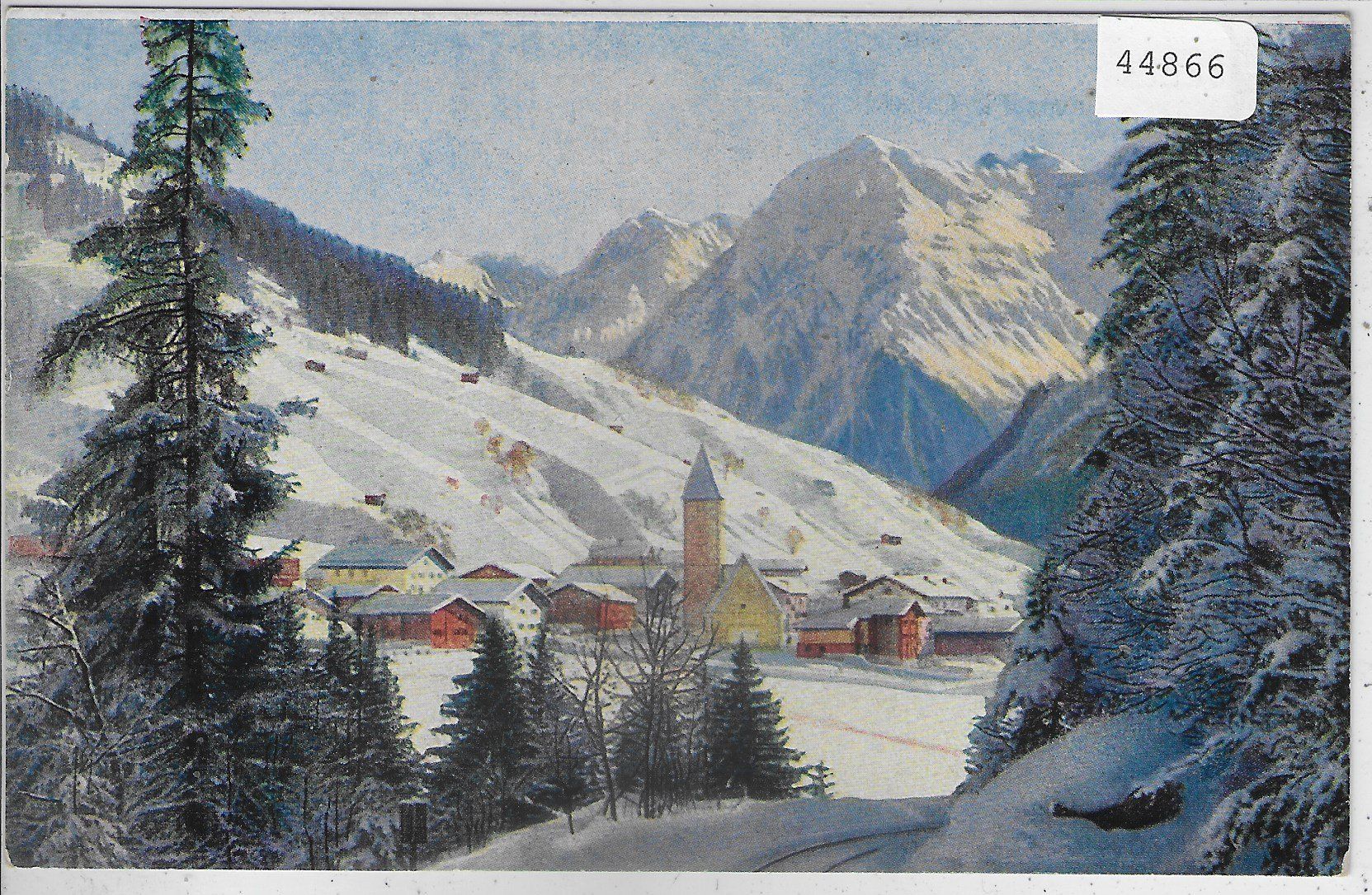Cartoline postali: Klosters avec Pic Canard – Usato da Ettingen venduto da Kartenplanet