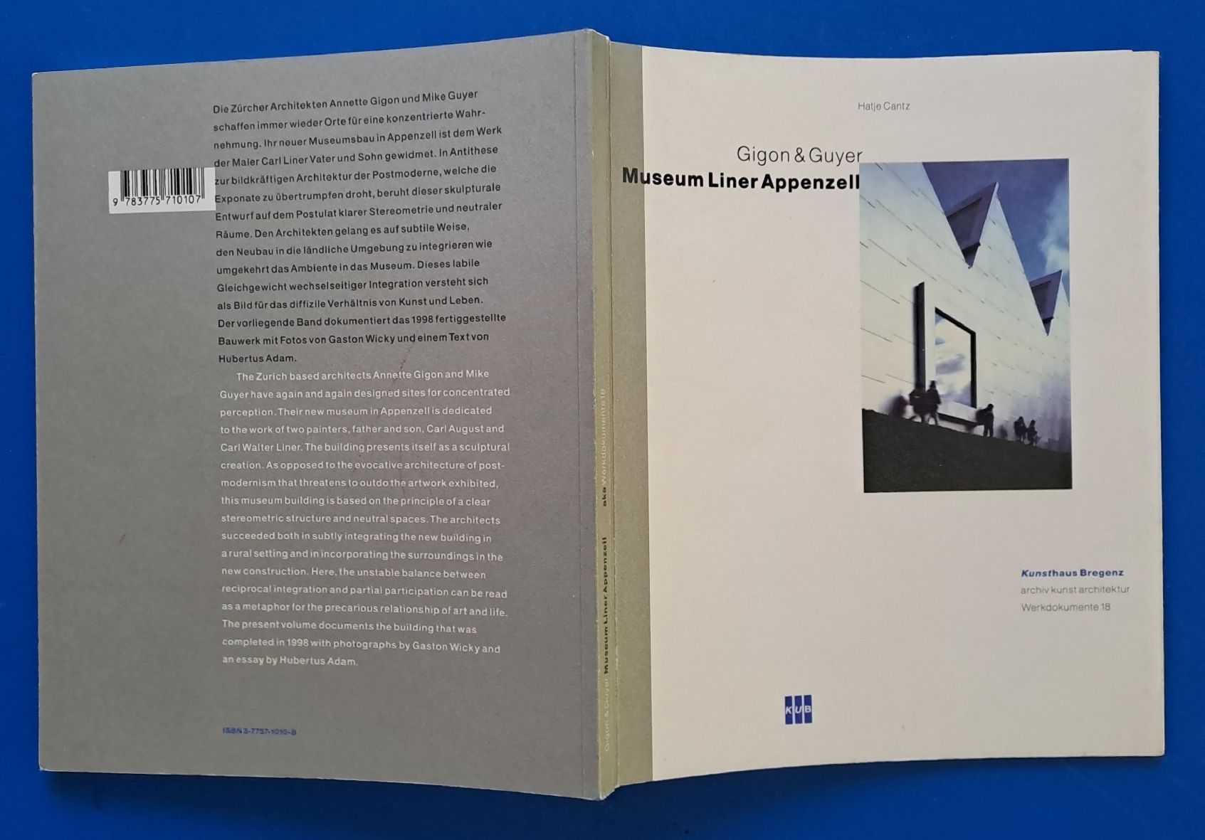 Libri: Gigon & Guyer: Museum Liner Appenzell limit. EA 2000 – Usato da Zürich venduto da archiphil 1