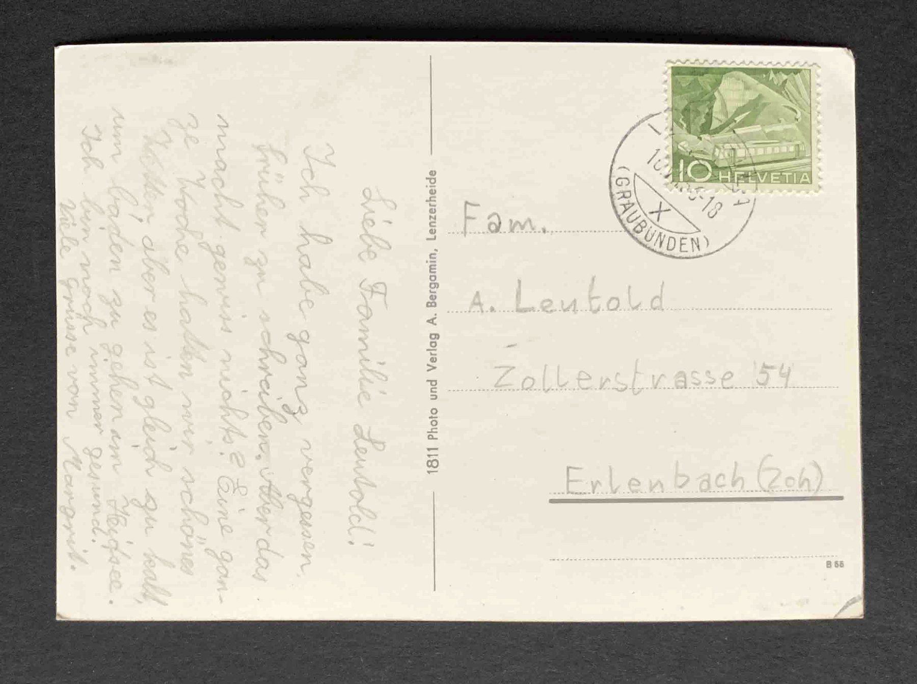 Cartoline postali: AK Valbella – Usato da Goldau venduto da artelier1 1
