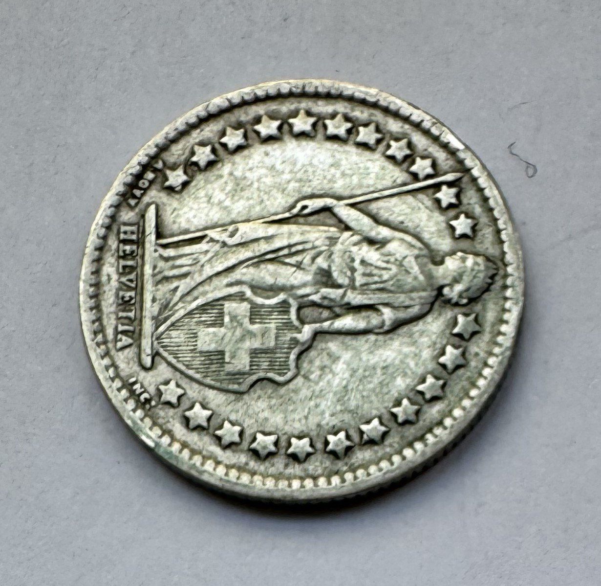 Tutti le monete: 1882 50 Rappen ss-vz – Usato da Kirchberg SG venduto da Helveticus00 2