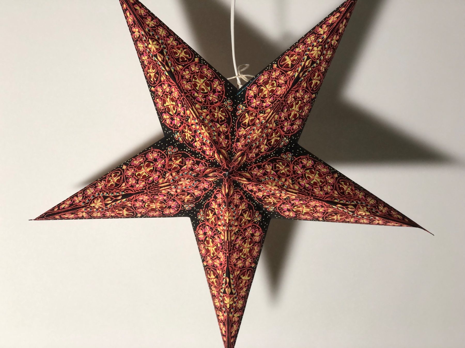 Ghirlande e barre luminose: Leuchtstern - kalea red - 60cm / mit Kabel + LED – Nuovo e nell'imballaggio originale da Bergdietikon venduto da Garak 3