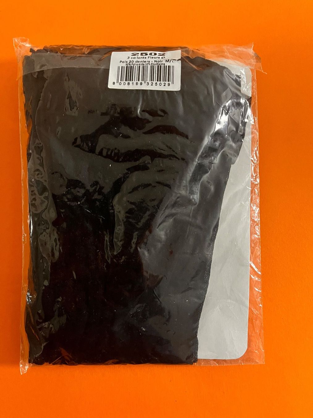 Strümpfe & Strumpfhosen: Strumpfhose Fleurs et Points, Grösse M/L, 2 Stück in Schwarz – Neu und originalverpackt aus Rudolfstetten von gst_g7xl