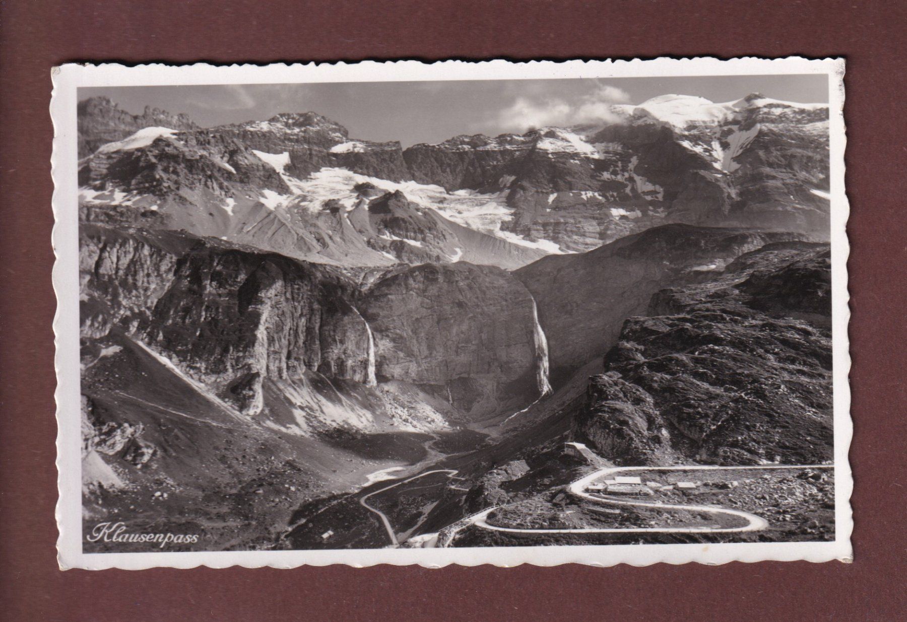 Cartoline postali: KLAUSENPASS - Vorfrutt - 1939 – Usato da Pully venduto da nicecards-shop