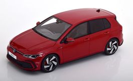 VW Golf VIII GTI seit 2020 rot / schwarz 1:18 von OttOmobile