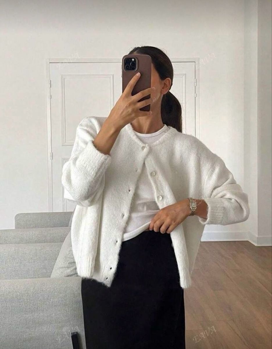 Jacken: Weisse Strickjacke – Neu (gemäss Beschreibung) aus Winterthur von m.tix