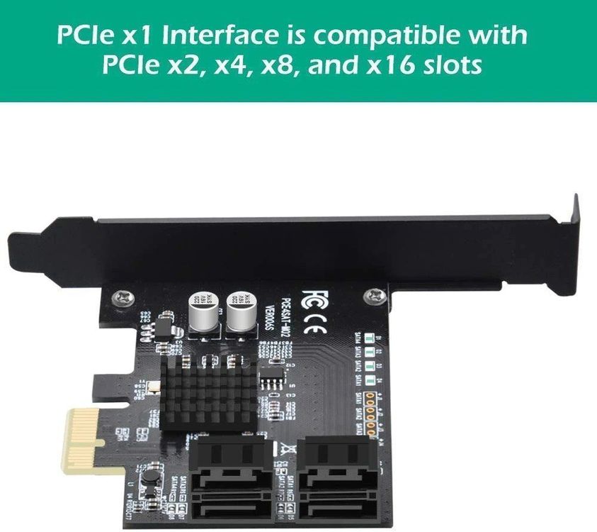 Disques durs: SATA III-6-Port- PCIe-Karte – Neuf avec emballage d'origine à Unterägeri par RmOnline 5