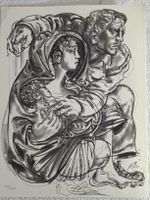Hans Erni Lithographie 1984, Zertifikat 
