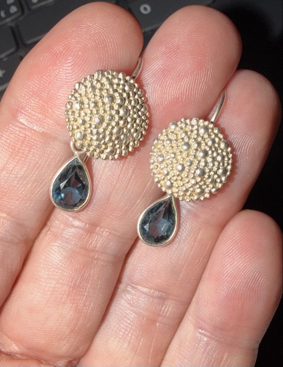 Olga Ribler Boucles d'oreille: Ohrhänger Silber mit Topas – Neuf (Voir description) à Luzern par Pool33 1