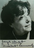 Elisabeth Lennartz (1902-2001) Schauspielerin -Autogramm
