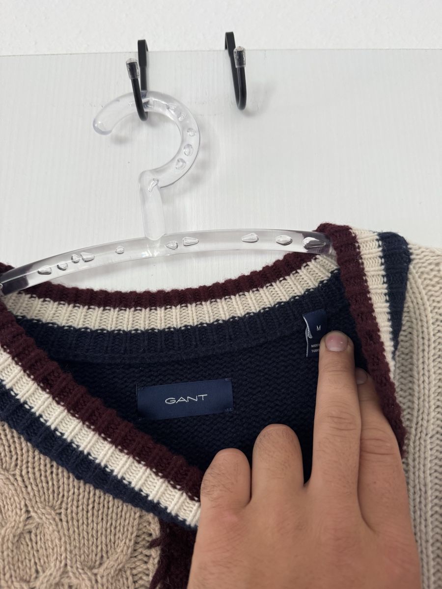 Gant Pullover & Sweatshirts: Gant Woole Pullover Patchwork Grösse M fit XL, new collectio – Gebraucht aus Wetzikon ZH von Jan_wojt 4