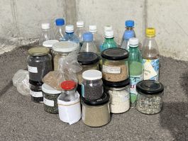 Sammlung Sand aus aller Welt