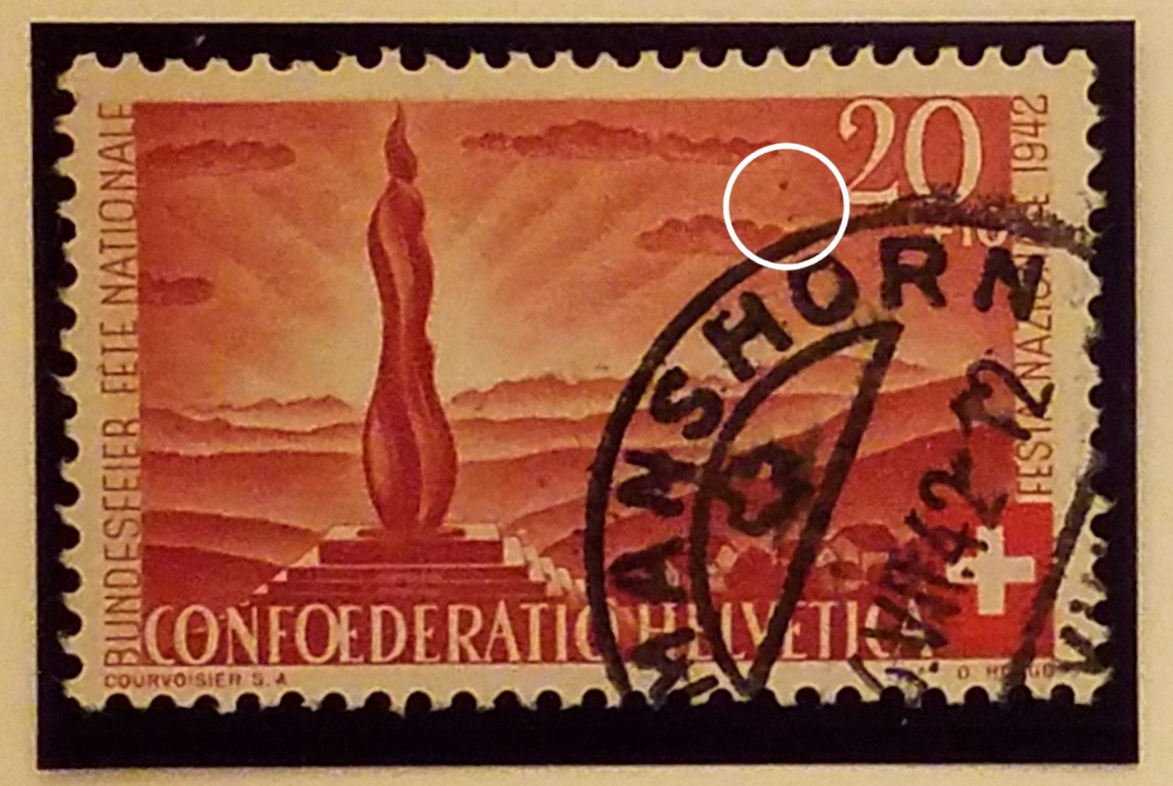 Alle Briefmarken: A8) Abart roter Fleck – Gebraucht aus Baden von Eggi