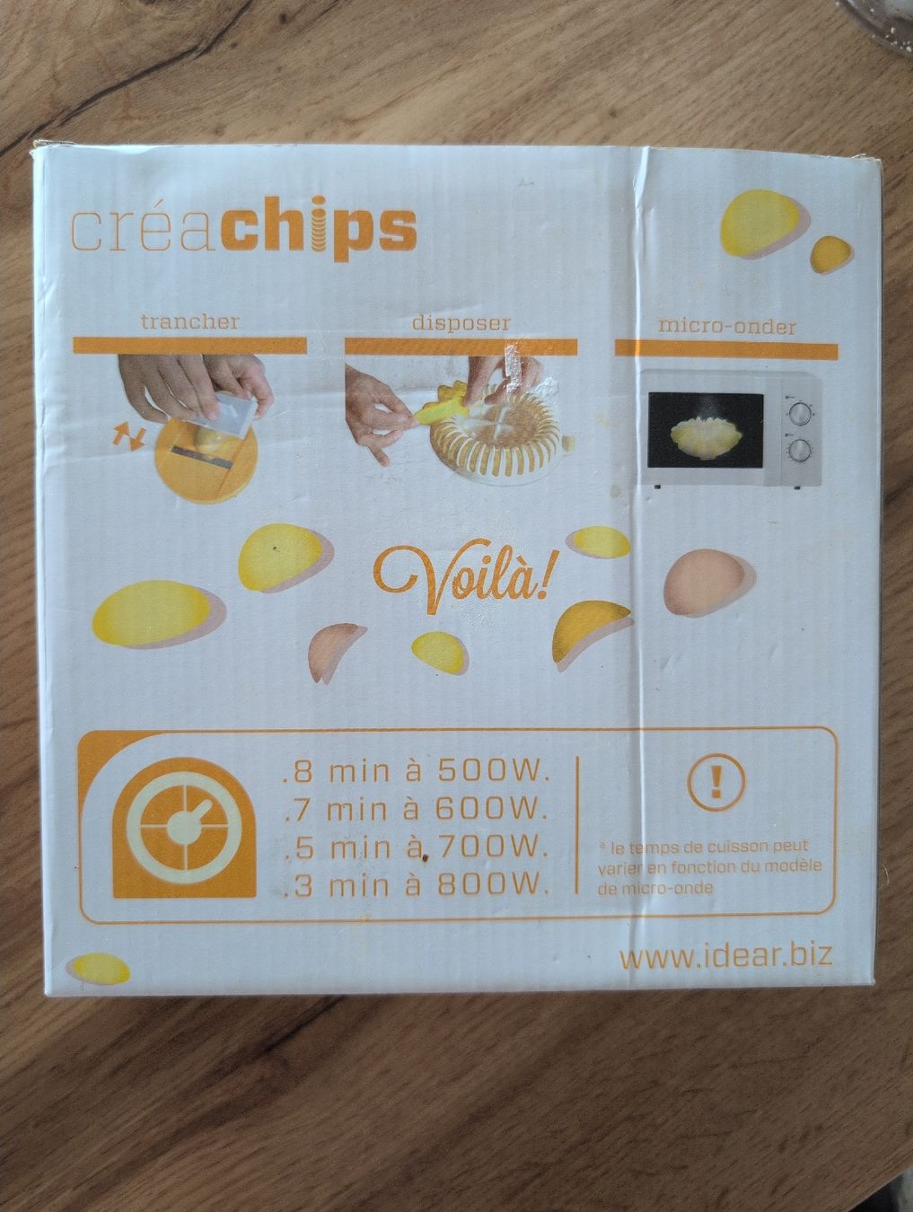 Elettrodomestici da cucina: NEU Crea Chips, Mikrowellen-Pommes-Maker – Nuovo e nell'imballaggio originale da Uster venduto da Mooreas 1