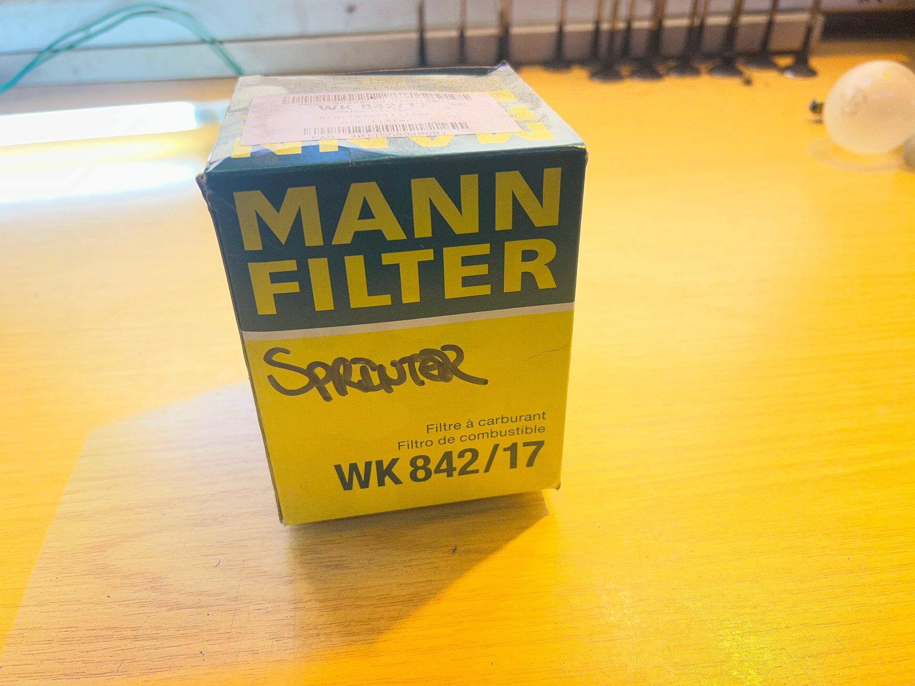 Tutti pezzi di ricambio auto: MANN W842/17 Kraftstofffilter – Nuovo e nell'imballaggio originale da Hessigkofen venduto da proteusch 1