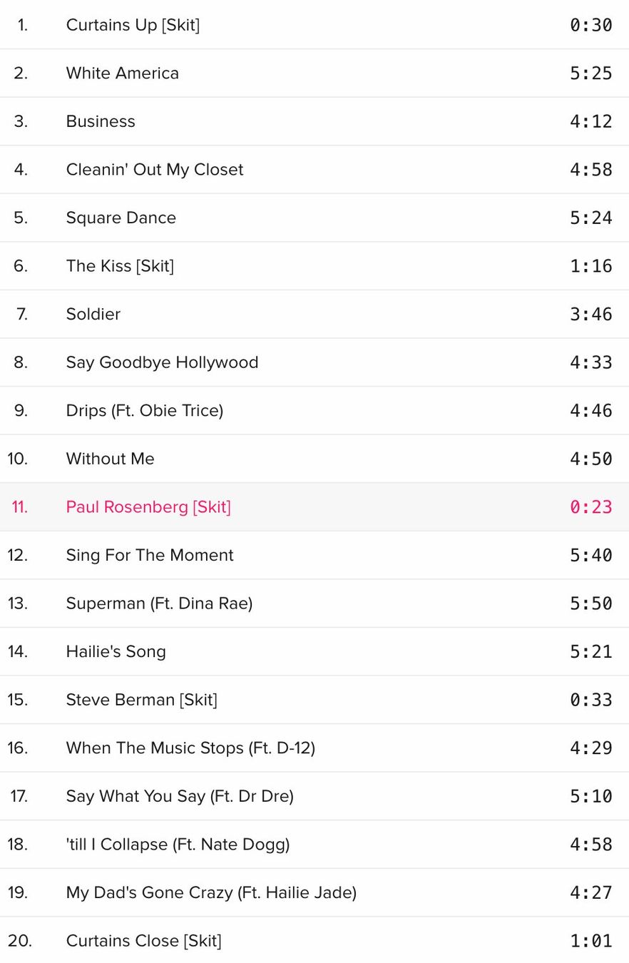 CDs: Eminem - The Eminem Show – Gebraucht aus Brunnen von Barfly5 2