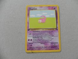 Flegmon Pokémon Sammelkarte 1. Edition Ausgabe 1999 - 2000
