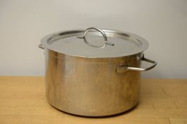 Gastro Kochtopf aus Edelstahl Durchmesser 28 cm 10 Liter